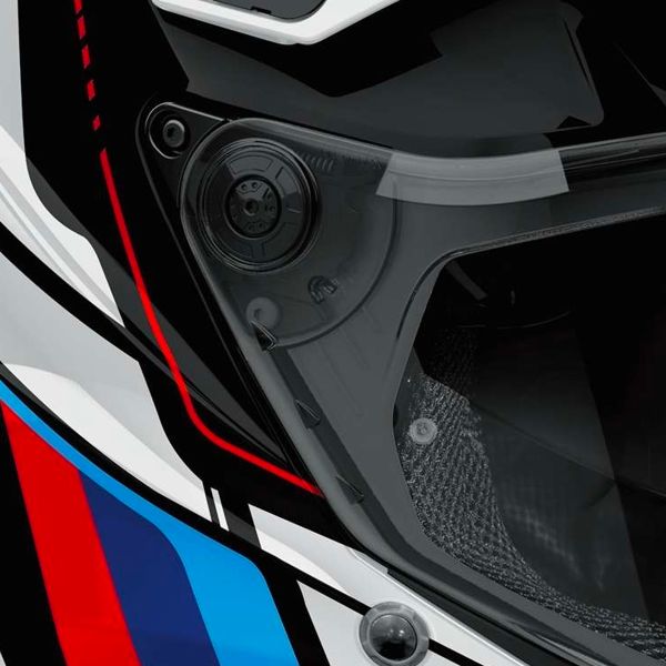 Airoh Commander 2 Skip Blanco Rojo Brillo