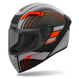 Airoh Connor Achieve Orange Matt + Kit Bluetooth Lokui K30