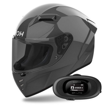 Integral Airoh Connor Color Anthracite + Kit bluetooth 5R Lite Solo