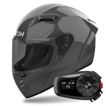 Integral Airoh Connor Color Anthracite + Kit Bluetooth 5S Solo
