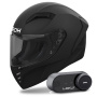Casque Integral Airoh Connor Color Black Matt + Kit Bluetooth Lokui K30