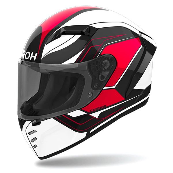 Airoh Connor Dunk Red + Kit Bluetooth Lokui K30