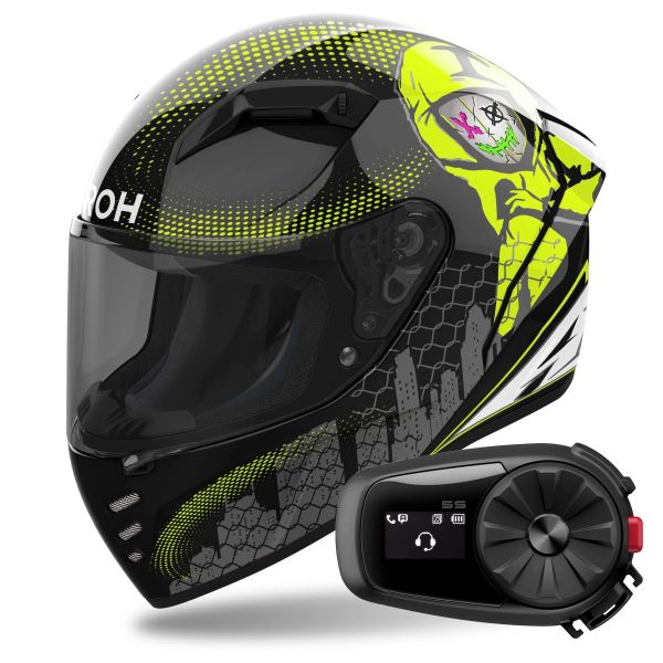 Integral Airoh Connor Gamer + Kit Bluetooth 5S Solo