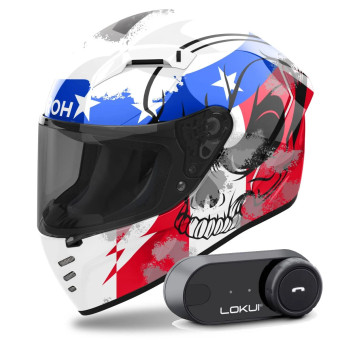 Integral Airoh Connor Nation + Kit Bluetooth Lokui K30