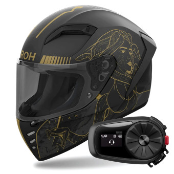 Integral Airoh Connor Titan Matt + Kit Bluetooth 5S Solo