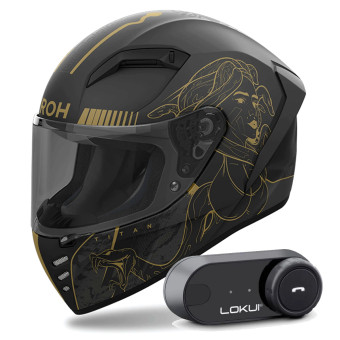 Integral Airoh Connor Titan Matt + Kit Bluetooth Lokui K30