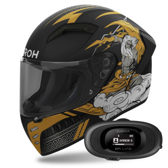 Integral Airoh Connor Zeus + Kit bluetooth 5R Lite Solo