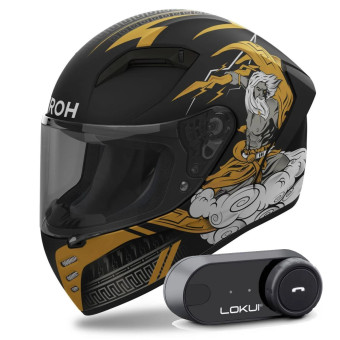 Integral Airoh Connor Zeus + Kit Bluetooth Lokui K30