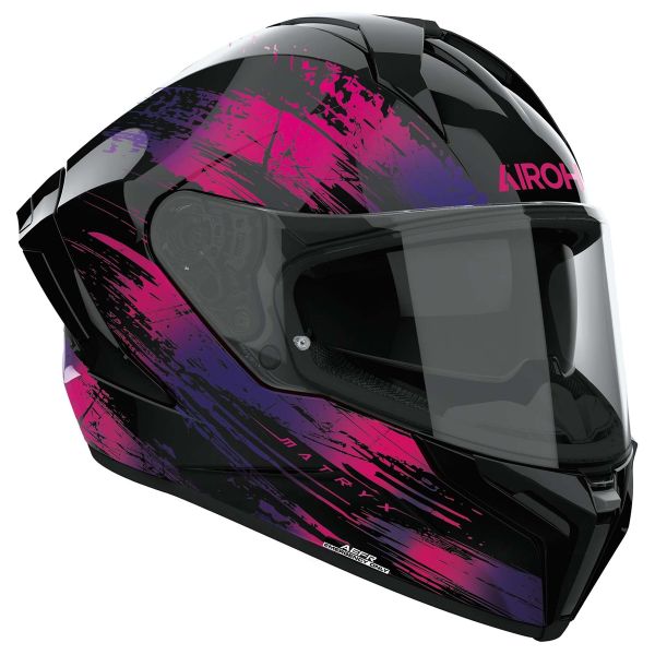 Airoh Matryx Reflex Violeta Brillo