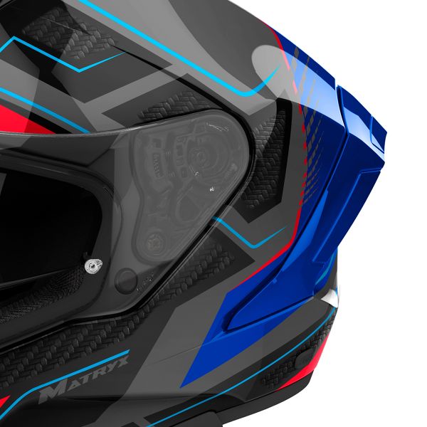 Airoh Matryx Rocket Blue Red