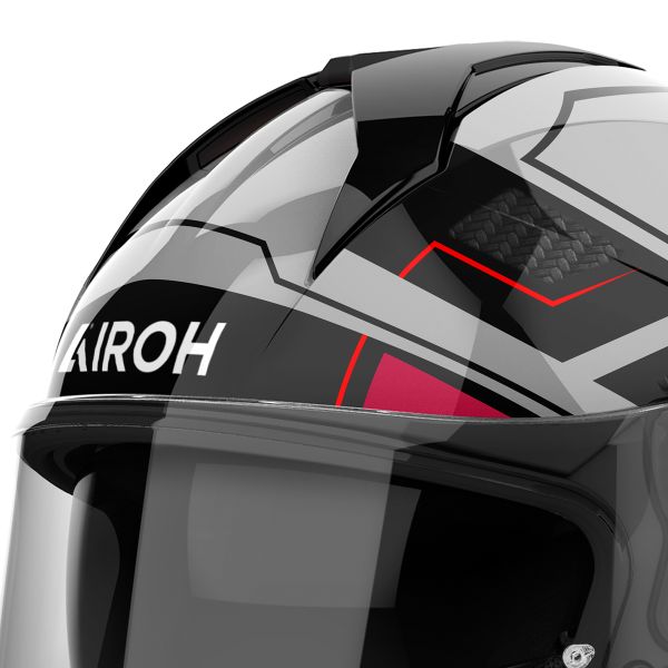 Airoh Matryx Rocket Red Fluo