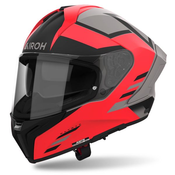 Airoh Matryx Throne Orange Matt + Kit Bluetooth BT Mini