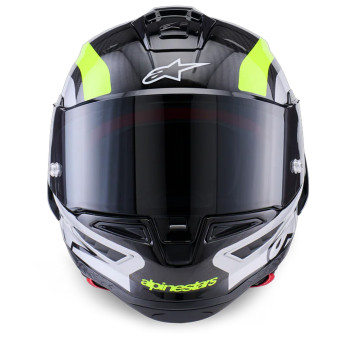 Alpinestars Supertech R10 Arius Black Silver Yellow Fluo Glossy