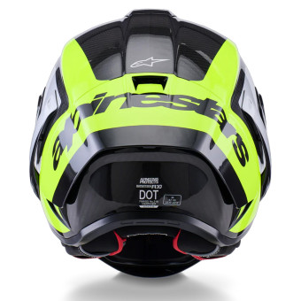 Alpinestars Supertech R10 Arius Black Silver Yellow Fluo Glossy