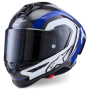 Casque Integral Alpinestars Supertech R10 Arius Black White Blue Glossy