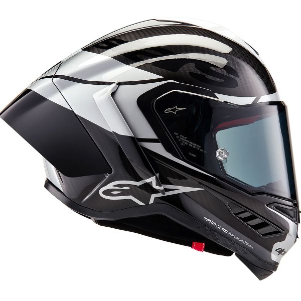 Alpinestars Supertech R10 Element Black Carbon Silver Black Glossy