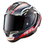 Casque Integral Alpinestars Supertech R10 Team Black Carbon Red Fluo Blue Matt