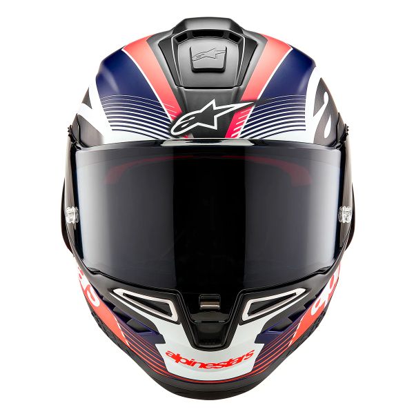 Alpinestars Supertech R10 Team Black Carbon Red Fluo Blue Matt