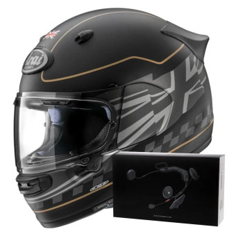 Integral Arai Quantic Dark Citizen + Kit bluetooth ACS10