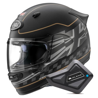 Integral Arai Quantic Dark Citizen + Kit Bluetooth BT Mini