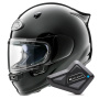 Casque Integral Arai Quantic Diamond Black + Kit Bluetooth BT Mini