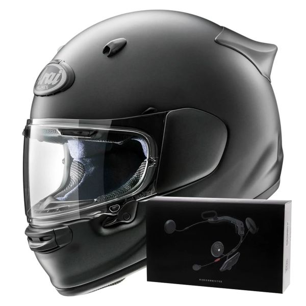Integral Arai Quantic Frost Black + Kit bluetooth ACS10 Integral Arai Quantic Frost Black + Kit bluetooth ACS10
