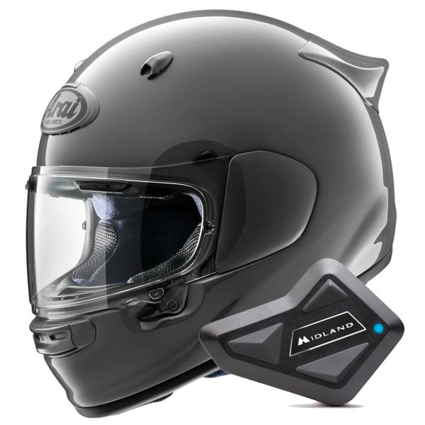 Integral Arai Quantic Modern Grey + Kit Bluetooth BT Mini