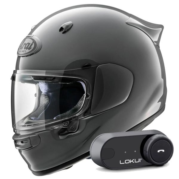 Integral Arai Quantic Modern Grey + Kit Bluetooth Lokui K30