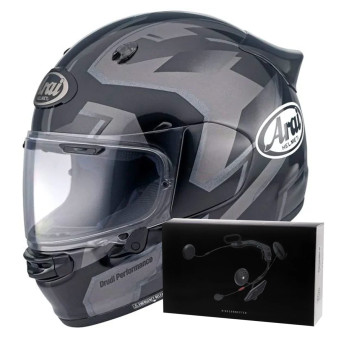 Integral Arai Quantic Robotic Black + Kit bluetooth ACS10