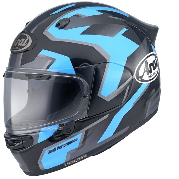 Arai Quantic Robotic Blue + Kit bluetooth ACS10