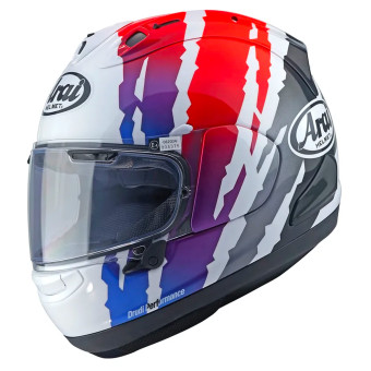 Arai RX-7V Evo Blade Red White Blue + Kit bluetooth ACS10