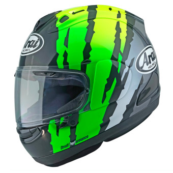 Arai RX-7V Evo Blade Yellow Green Black + Kit bluetooth ACS10