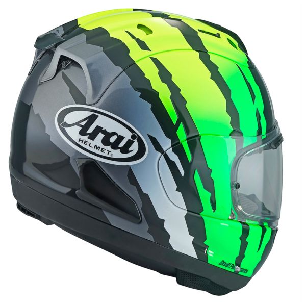 Arai RX-7V Evo Blade Yellow Green Black + Kit Bluetooth 5S Solo
