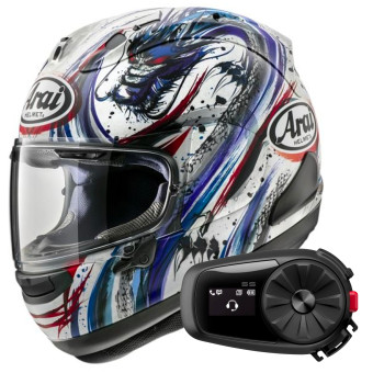 Integral Arai RX-7V Evo Kiyo Trico Replica + Kit Bluetooth 5S Solo