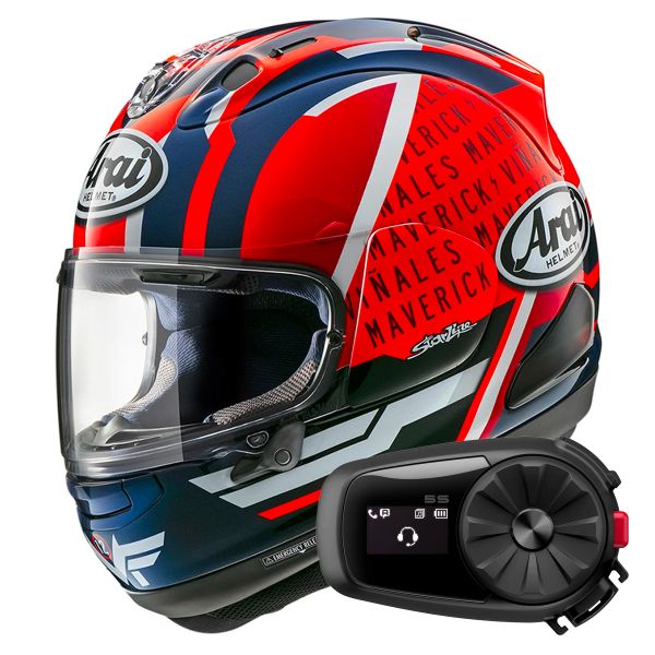 Integral Arai RX-7V Evo Maverick 23 + Kit Bluetooth 5S Solo Integral Arai RX-7V Evo Maverick 23 + Kit Bluetooth 5S Solo