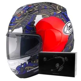Integral Arai RX-7V Evo Samurai + Kit bluetooth ACS10