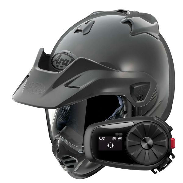 Integral Arai Tour-X5 Adventure Grey + Kit Bluetooth 5S Solo Integral Arai Tour-X5 Adventure Grey + Kit Bluetooth 5S Solo