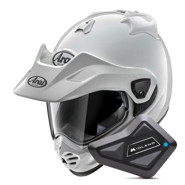 Integral Arai Tour-X5 Diamond White + Kit Bluetooth BT Mini Integral Arai Tour-X5 Diamond White + Kit Bluetooth BT Mini