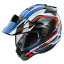 Casque Integral Arai Tour-X5 Discovery Blanco Rojo Azul
