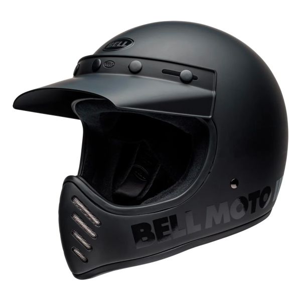 Integral Bell Moto-3 Classic Blackout Integral Bell Moto-3 Classic Blackout