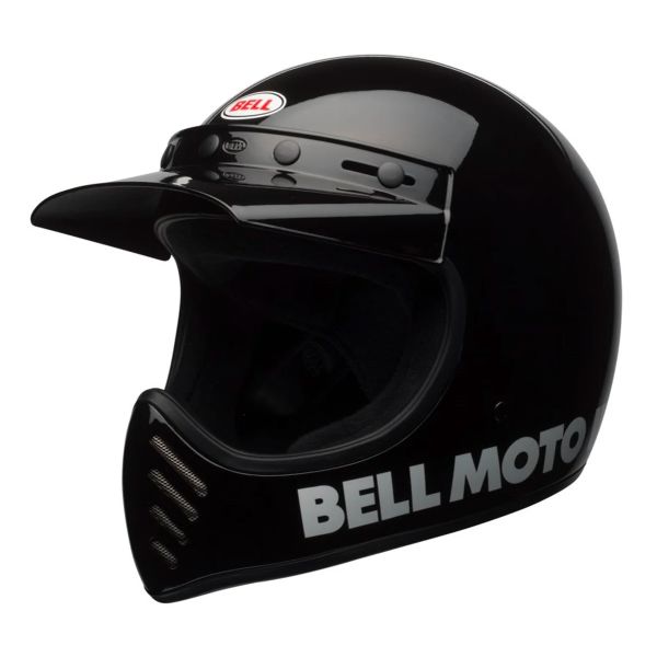 Integral Bell Moto-3 Classic Gloss Black