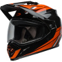 Casque Integral Bell MX-9 Adventure Mips Alpine Negro Brillante Naranja
