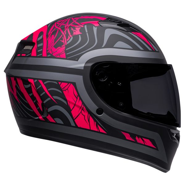 Bell Qualifier Rebel Matt Black Pink