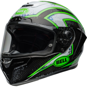 Integral Bell Race Star DLX Flex Xenon Black Kryptonite