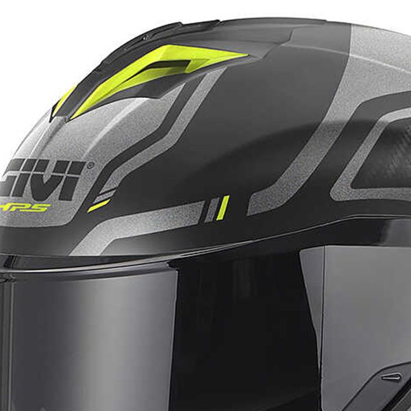 Givi 50.3 Quasar Matt Black Titanium Yellow