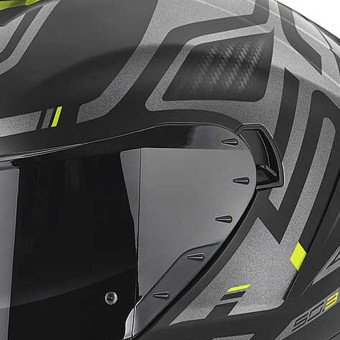 Givi 50.3 Quasar Matt Black Titanium Yellow