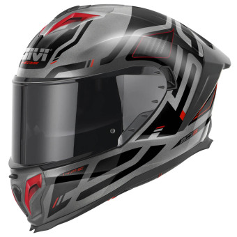 Casque Integral Givi 50.3 Quasar Titanium Red Black