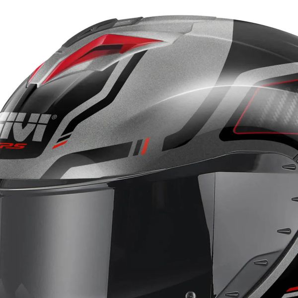 Givi 50.3 Quasar Titanium Red Black