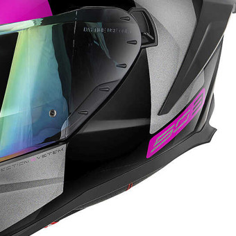 Givi 50.3 Vision Black Titanium Fuchsia