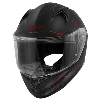 Integral Givi 50.7 Phobia Matt Black Red